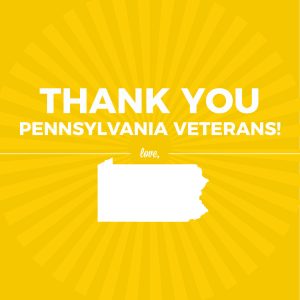 Thank you Pennsylvania Veterans