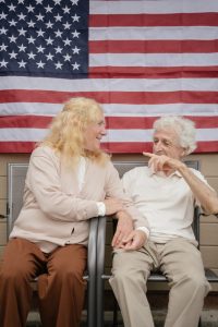 Retired couple celebrates July 4