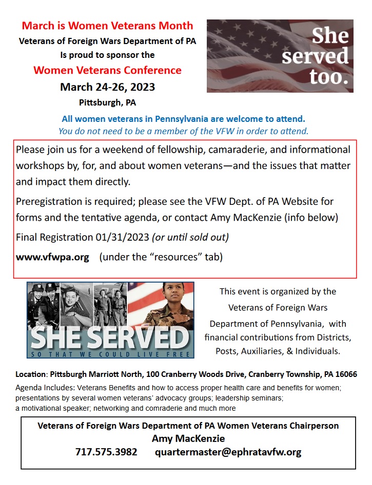 womens veterans conference