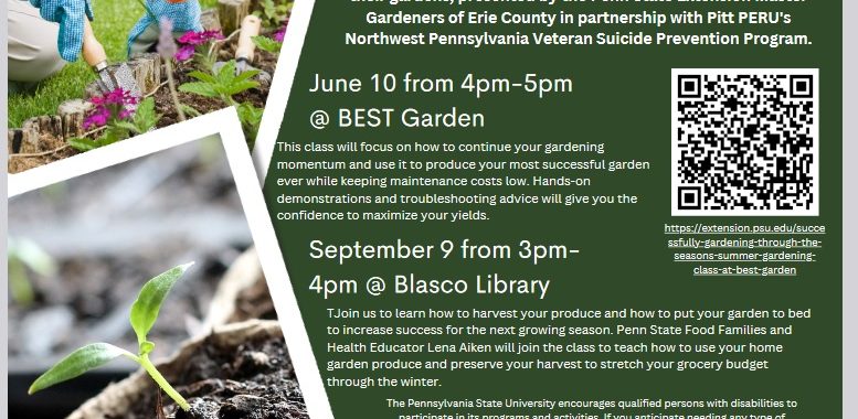 Erie gardening event