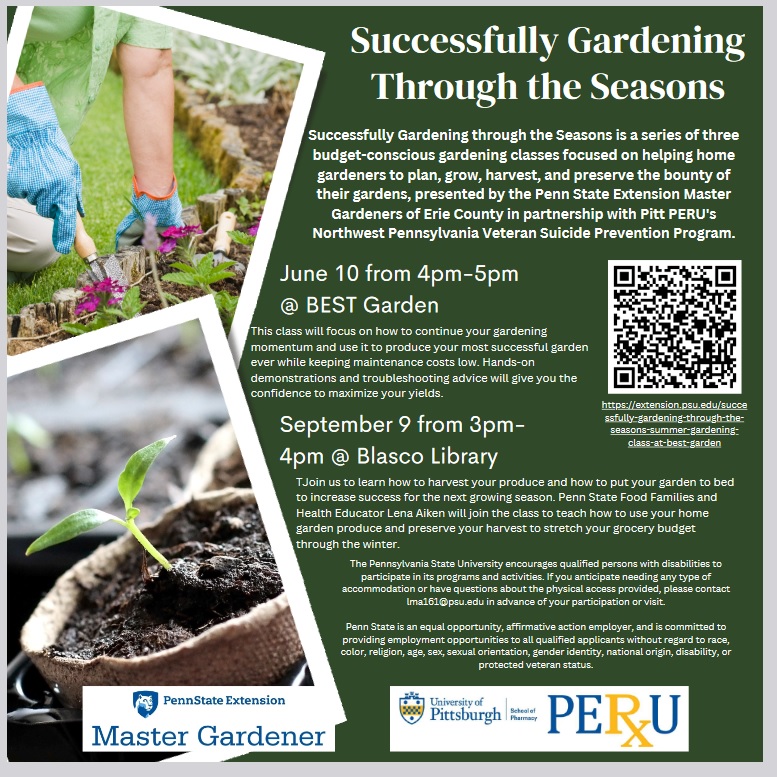 Erie gardening event