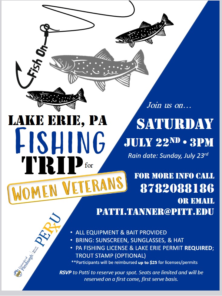 Lake Erie fishing trip flyer