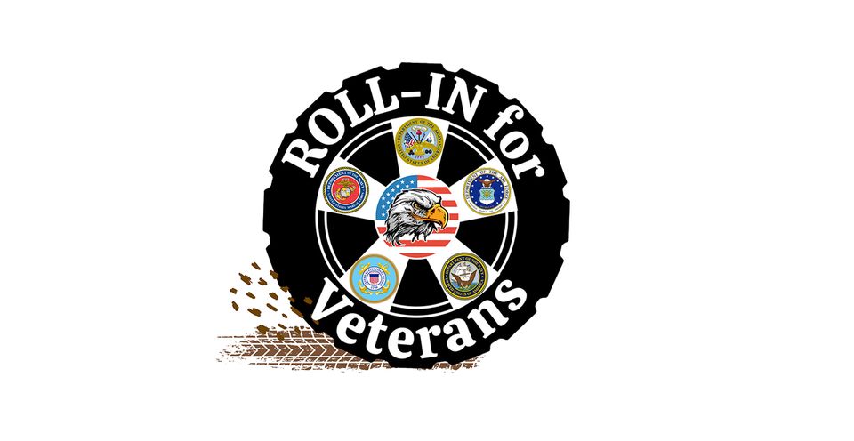 Roll-in for Veterans Erie logo