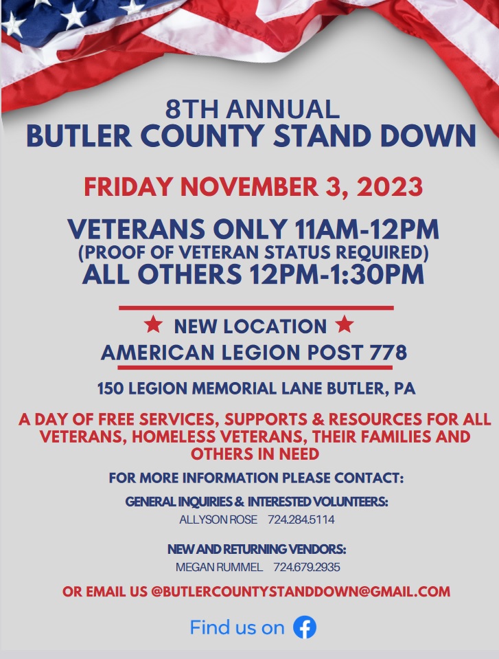 Butler Stand Down