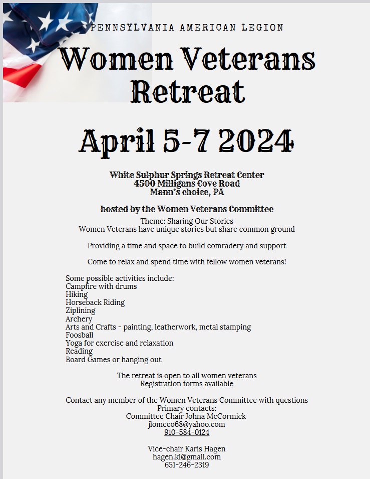 Women Veterans Retreat 2024